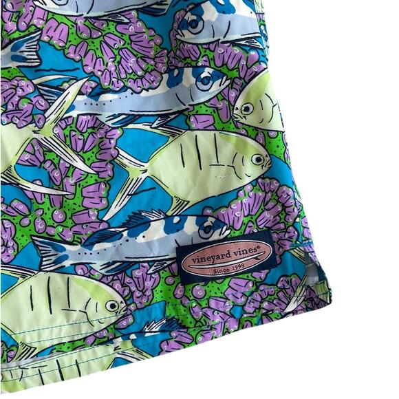 VINEYARD VINES Boys Chappy Swim Trunks Large NWOT - Picture 2 of 7